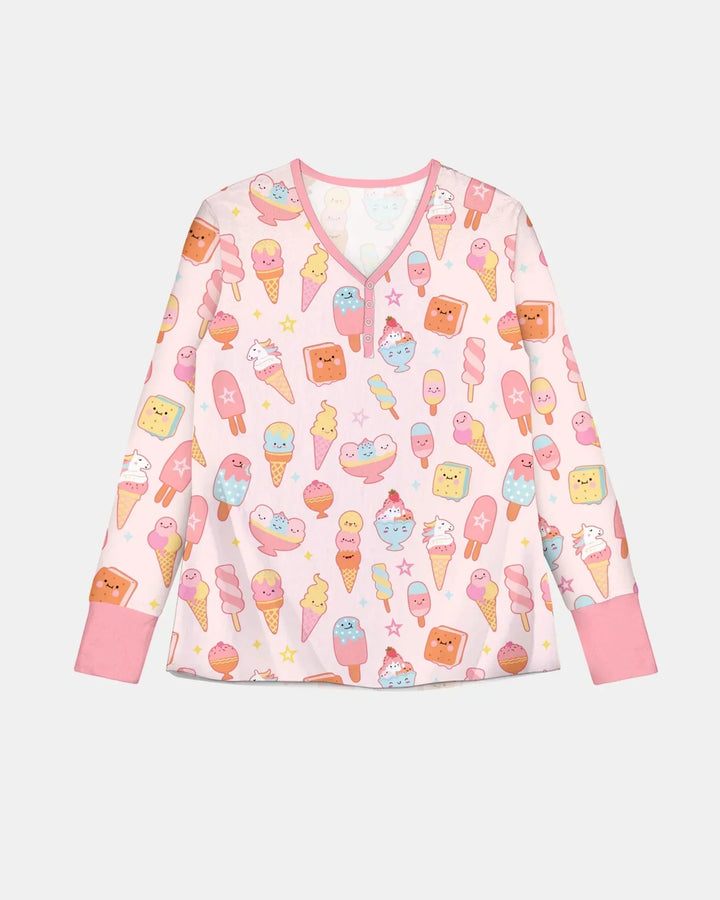 American Ice cream Bamboo Women Pajama Set