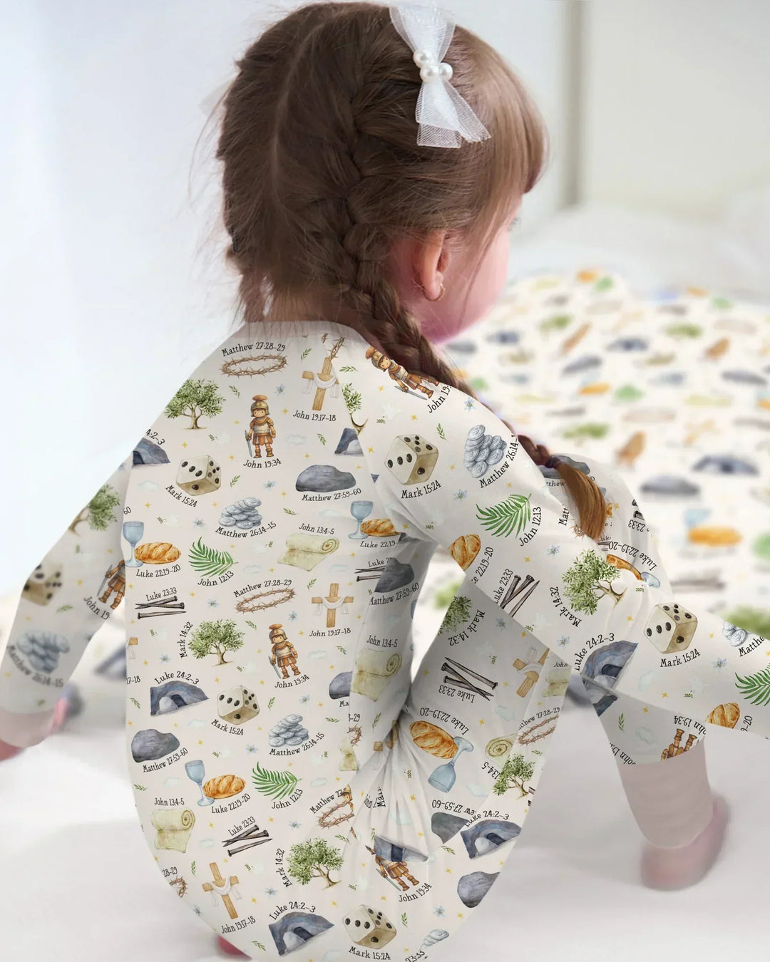 He Is Risen Family Matching Bamboo Convertible Zippy