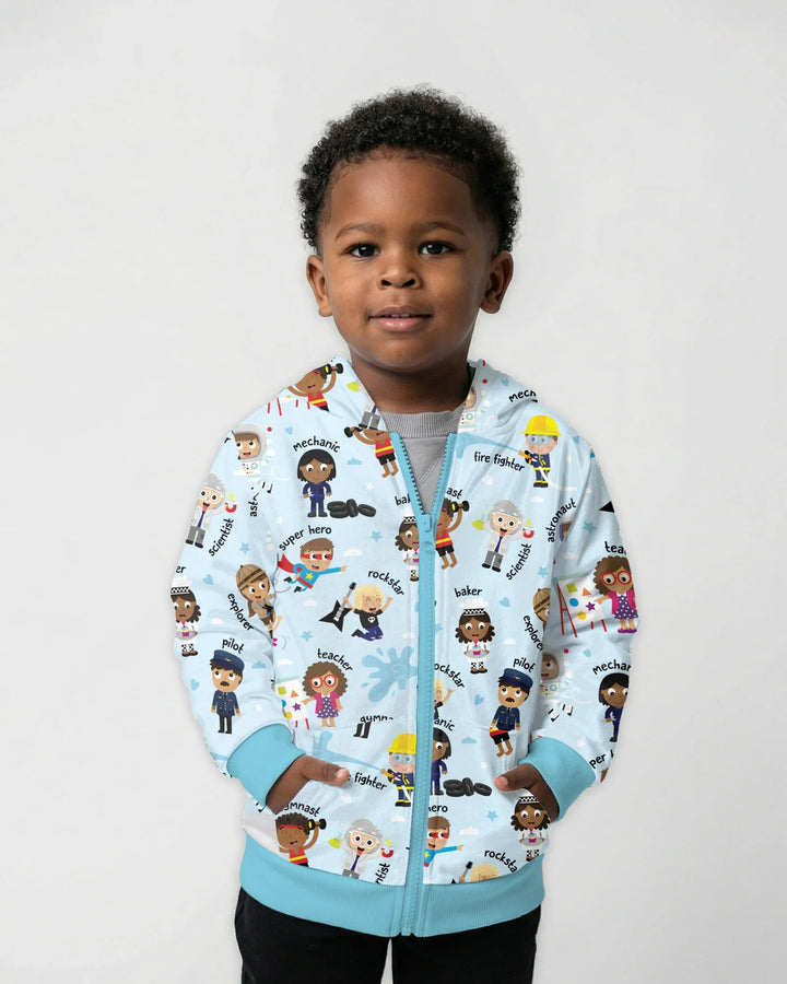 When I Grow Up Bamboo Zip Hoodie