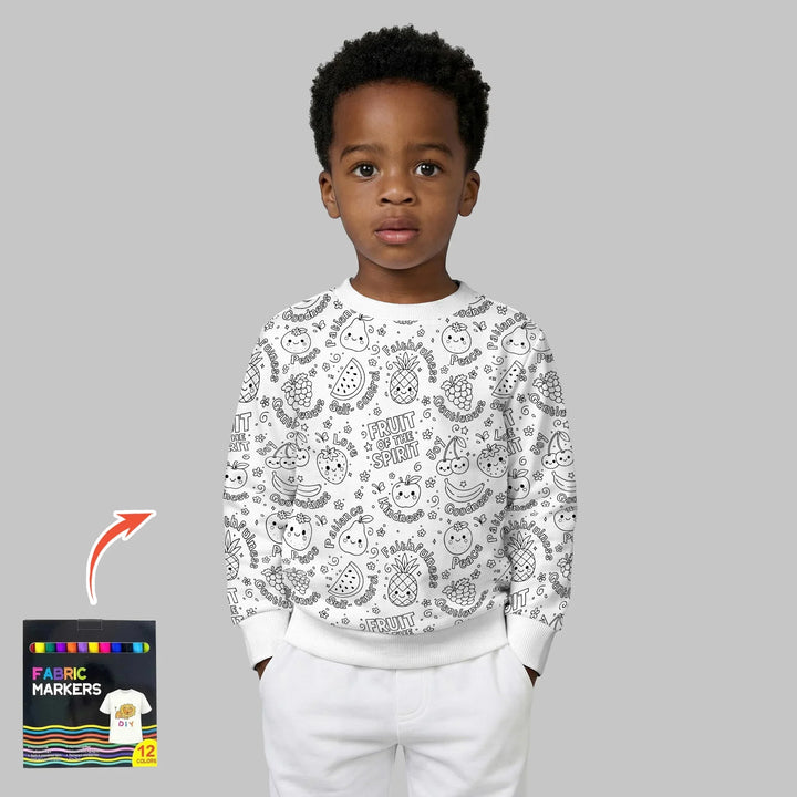 All Colorable Fruit of the Spirit Bamboo Crewneck Sweatshirt