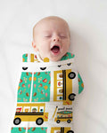 School Bus Adventures Bamboo Sleep Bag Swaddler