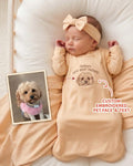 Custom Pet Portrait Embroidered Bamboo Welcome Home Bundle