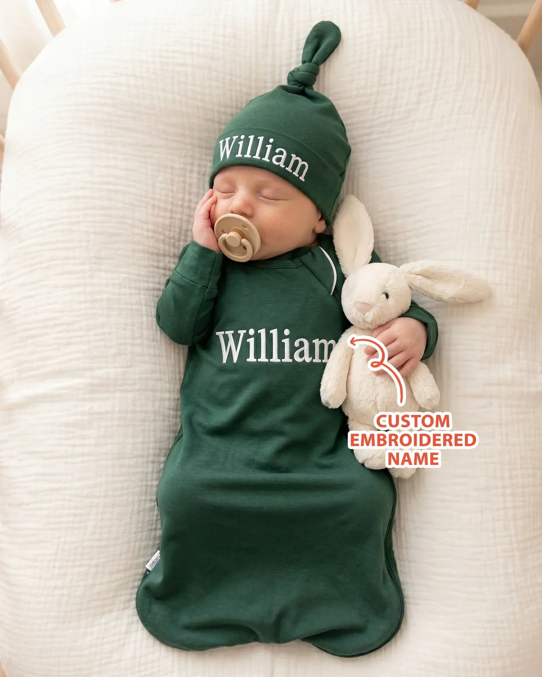 Personalized Embroidered Bamboo Sleep Bag