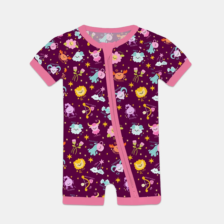Zodiac Signs Bamboo Shorty Zippy