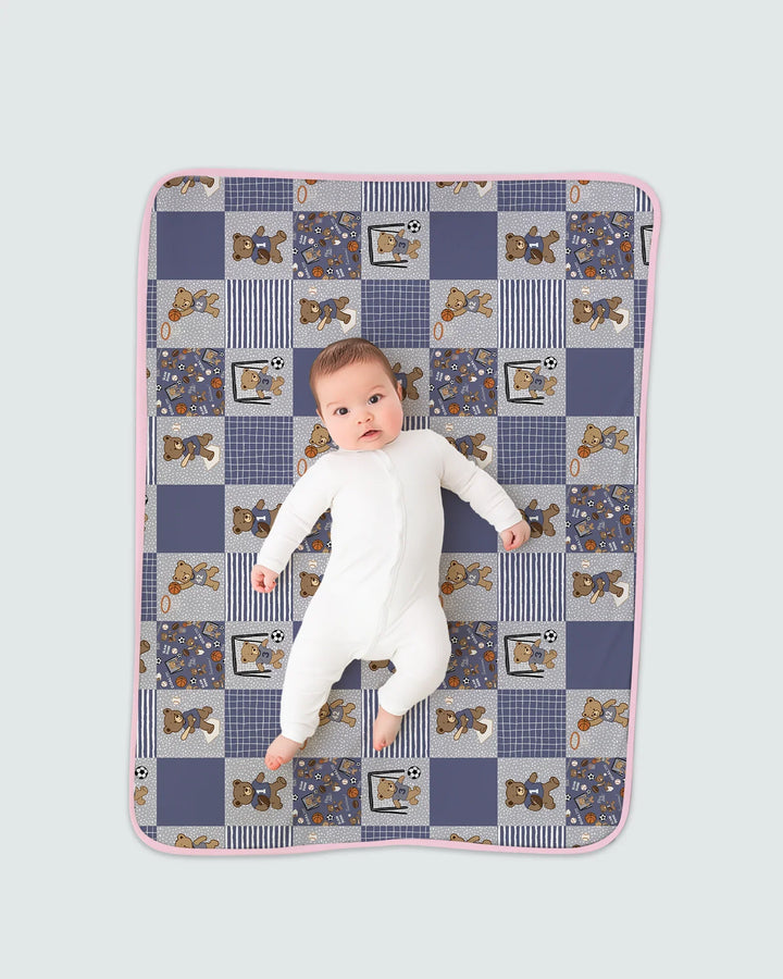 Game Day Teddy Bamboo Blanket