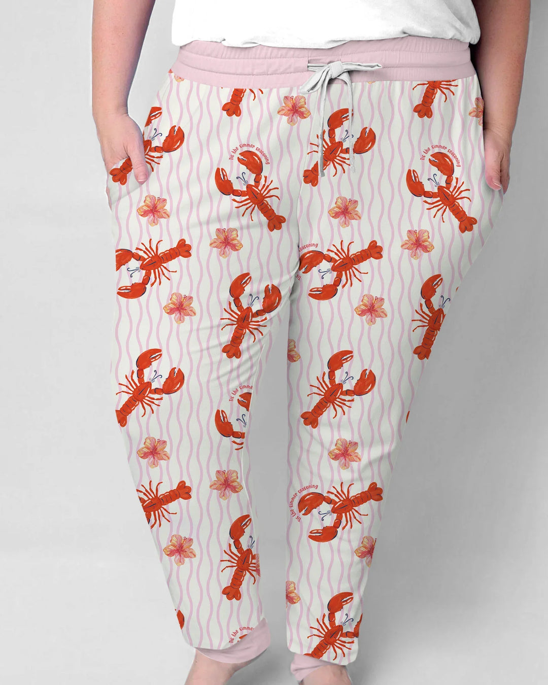 Crawfish Pinch Bamboo Women Pajama Set