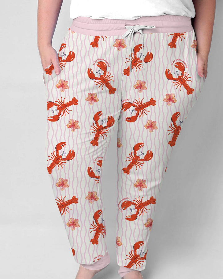 Crawfish Pinch Bamboo Women Pajama Set