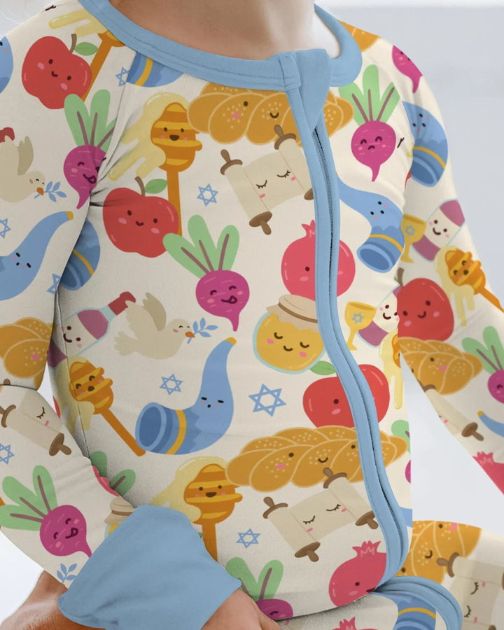 Shana Tova Rosh Hashanah Bamboo Convertible Zippy