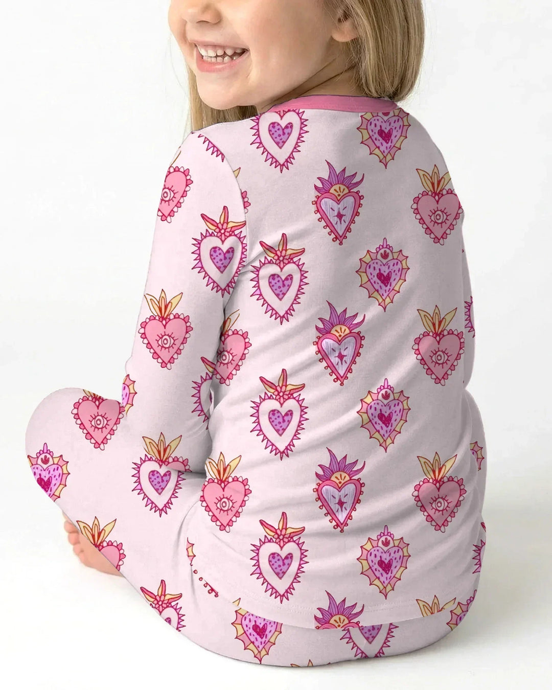 Mi Milagro Bamboo Two Piece Long Sleeve Pajama Set