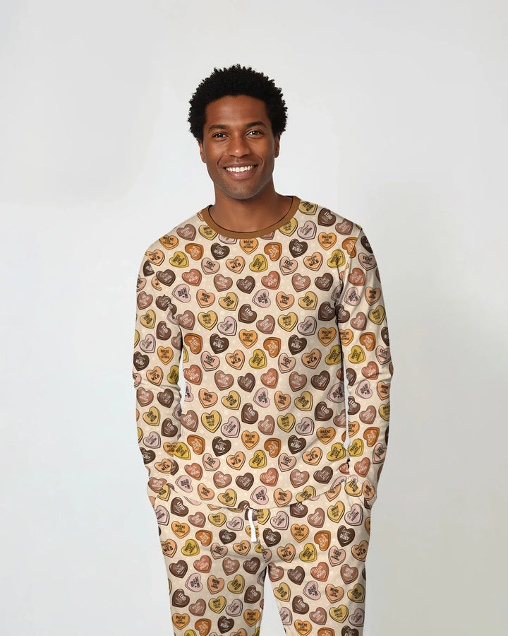 Black Month History Family Matching Bamboo Men's Pajama Set