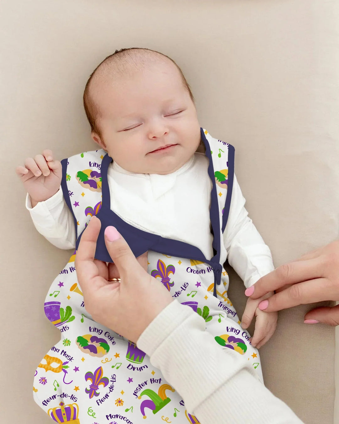 Mardi Gras Family Matching Bamboo Sleep Bag