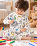 Noah Colorable Bamboo Two Piece Long Sleeve Pajama Set