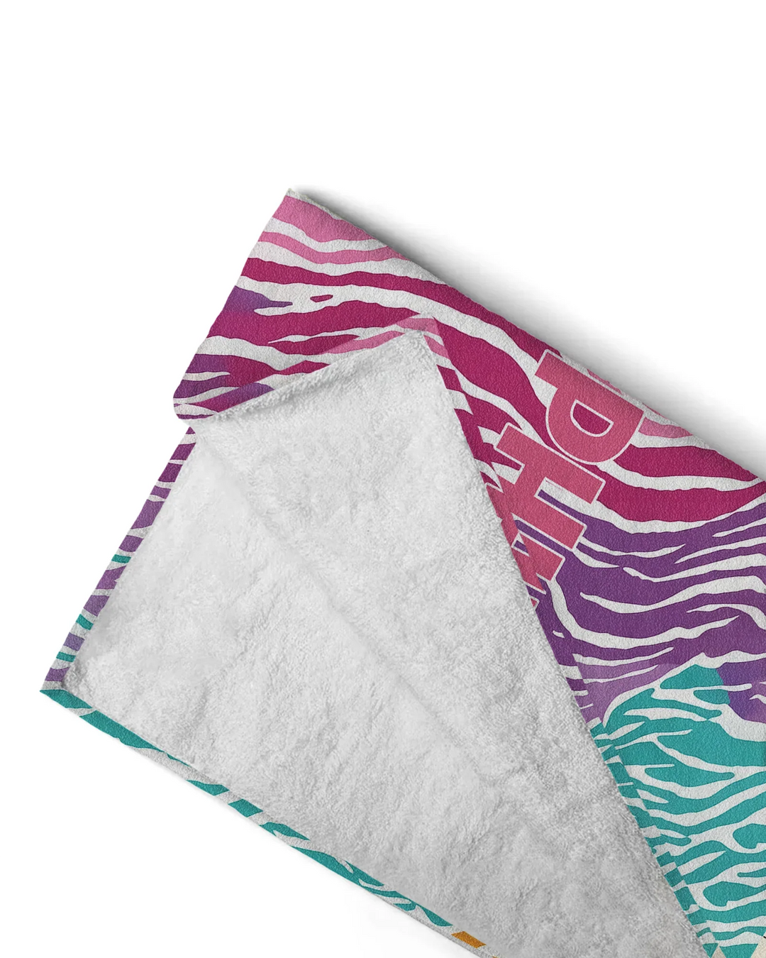 Custom Name Pretty Pattern Bamboo Beach Towel