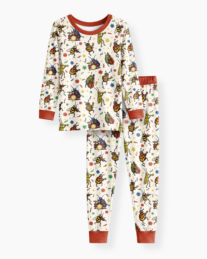 Bug Orchestra Bamboo Two Piece Long Sleeve Pajama Set