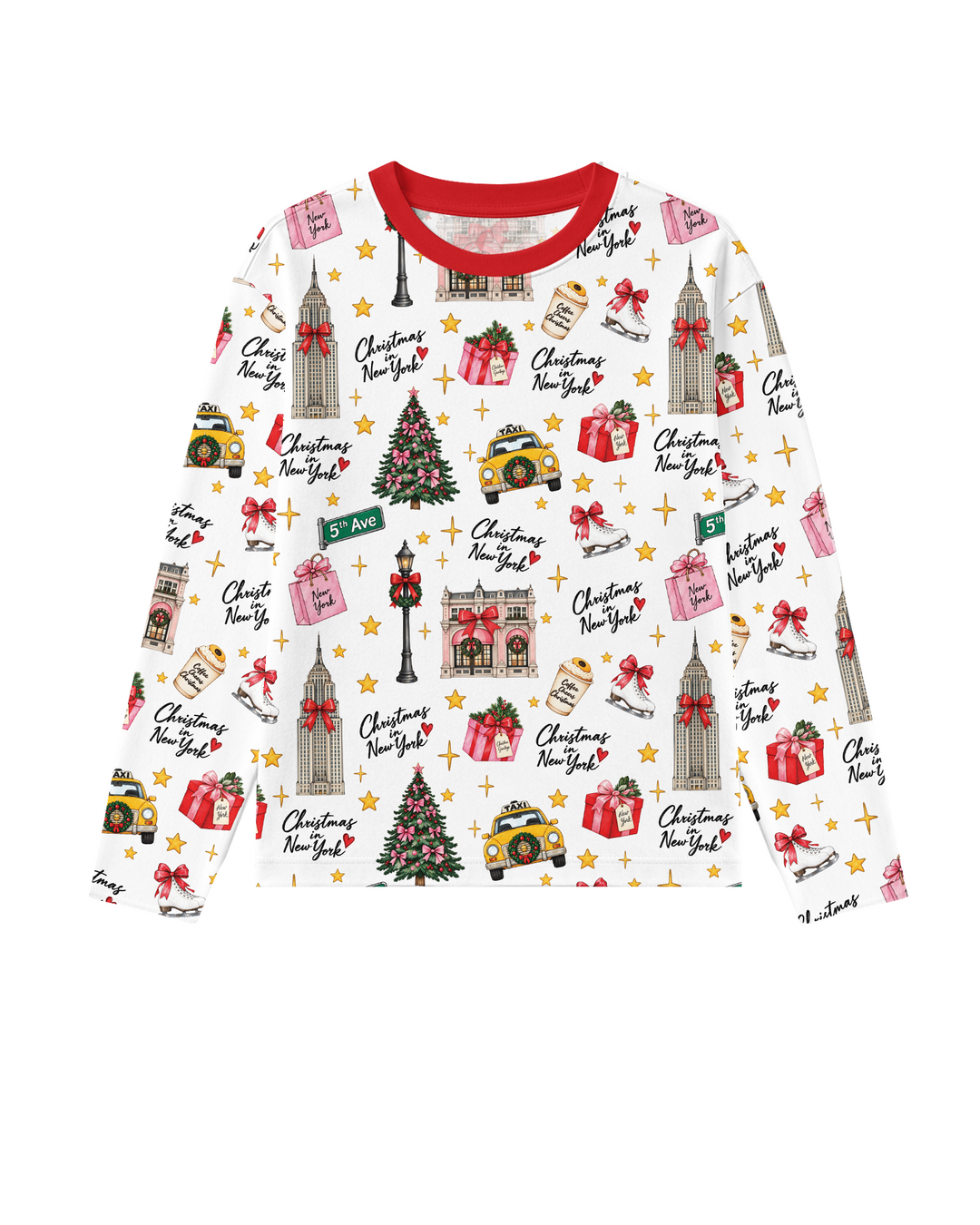 Christmas In NYC Bamboo Men's Pajama Set