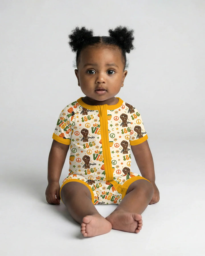 Juneteenth Vibes Vintage Bamboo Shorty Zippy