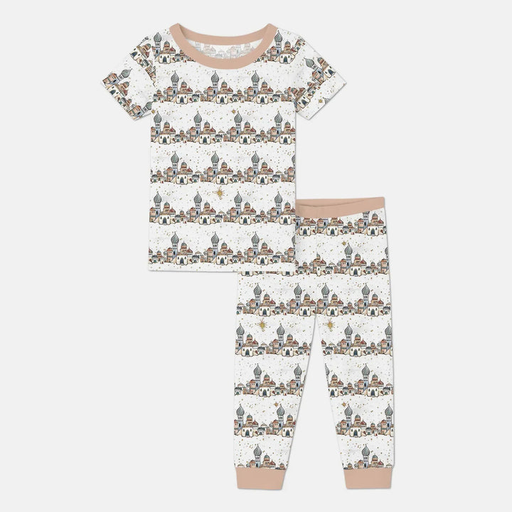 O Little Town of Bethlehem Bamboo Two Piece Short Sleeve Pajama Set