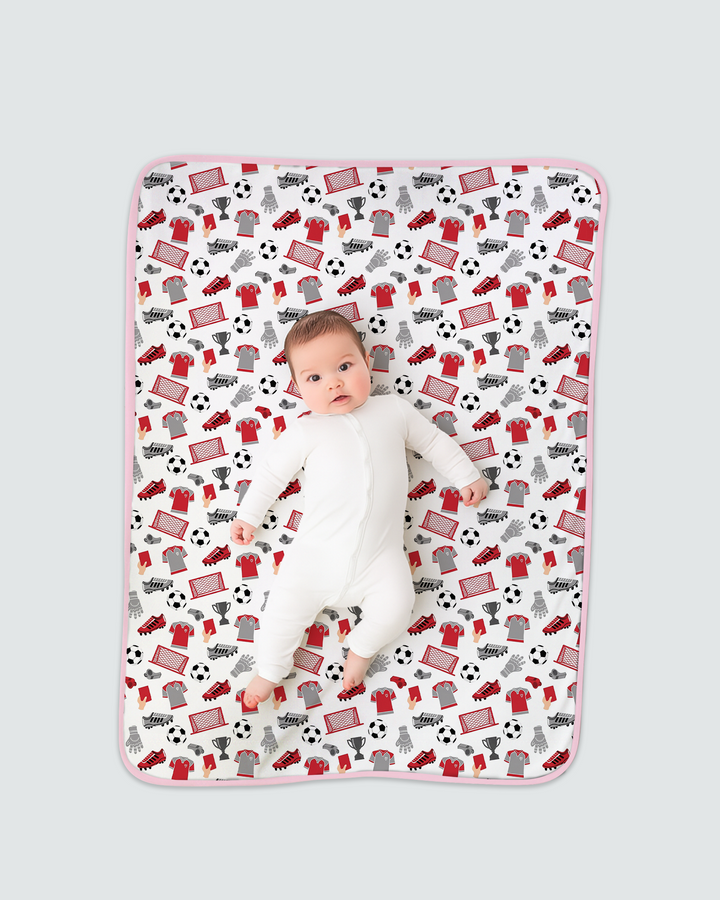 Soccer Gear Bamboo Blanket