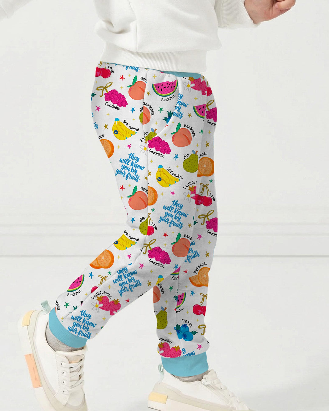 They Will Know You By Your Fruits Bamboo Jogger