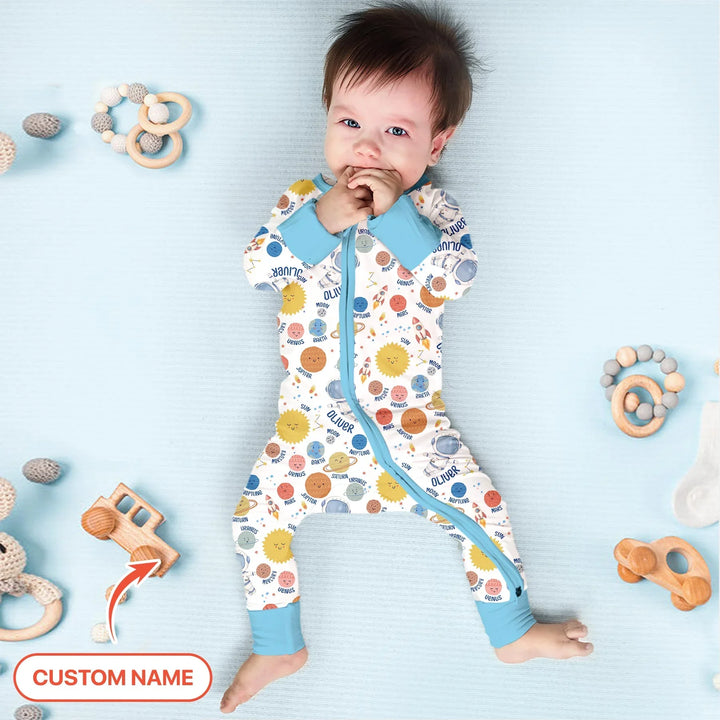 Custom Name Little's Kid into Universer Bamboo Convertible Zippy