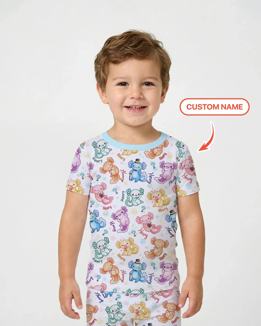 I Axololt Questions Bamboo Two Piece Short Sleeve Pajama Set