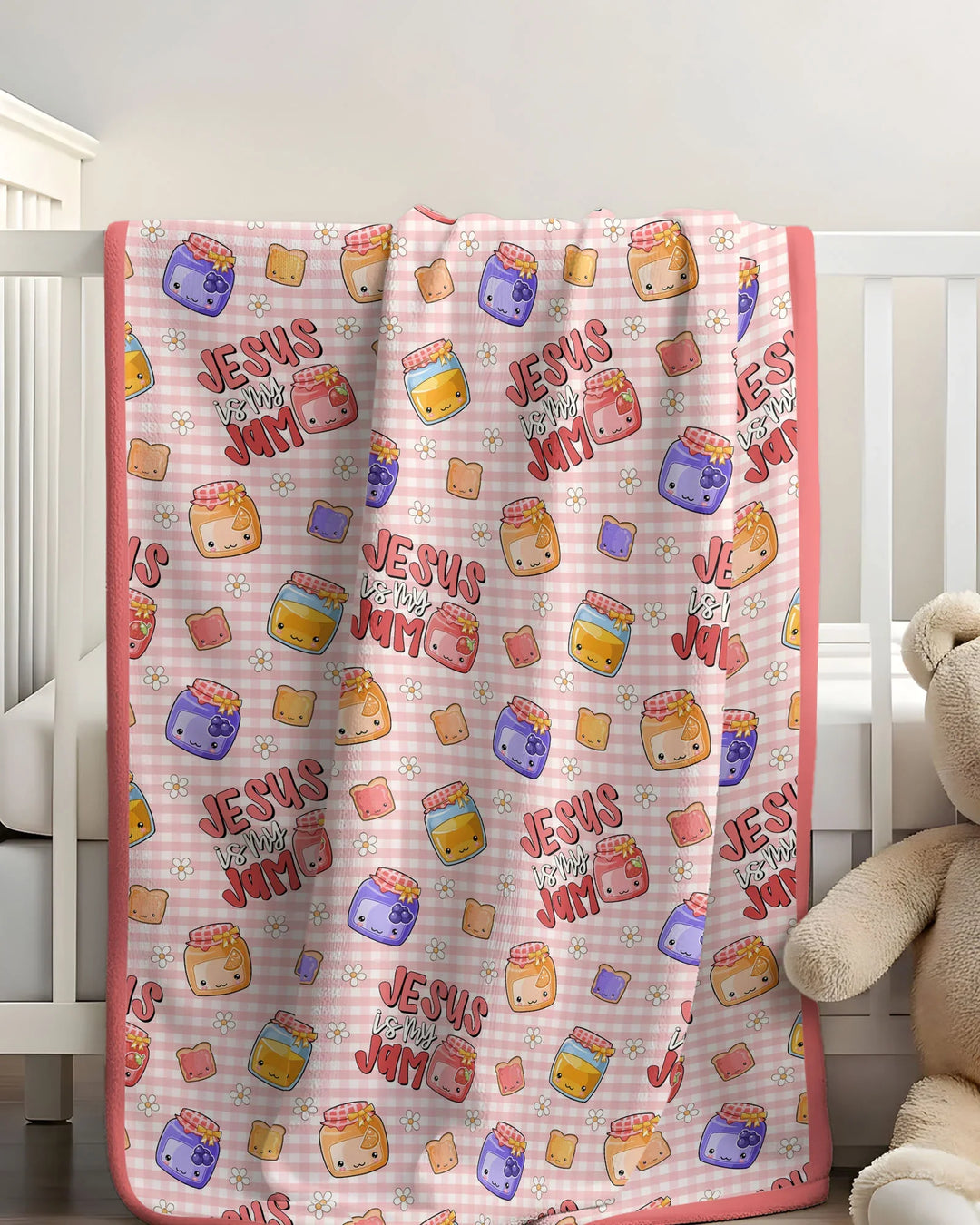 Jesus is My Jam Bamboo Blanket