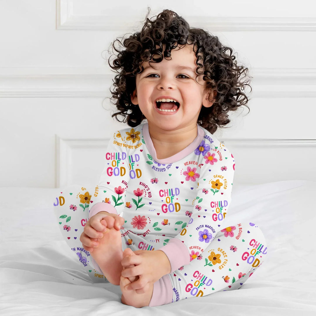 Child of God Bamboo Two Piece Long Sleeve Pajama Set