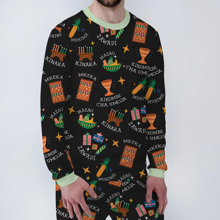 Kwanzaa Spirit Bamboo Men's Pajama Set