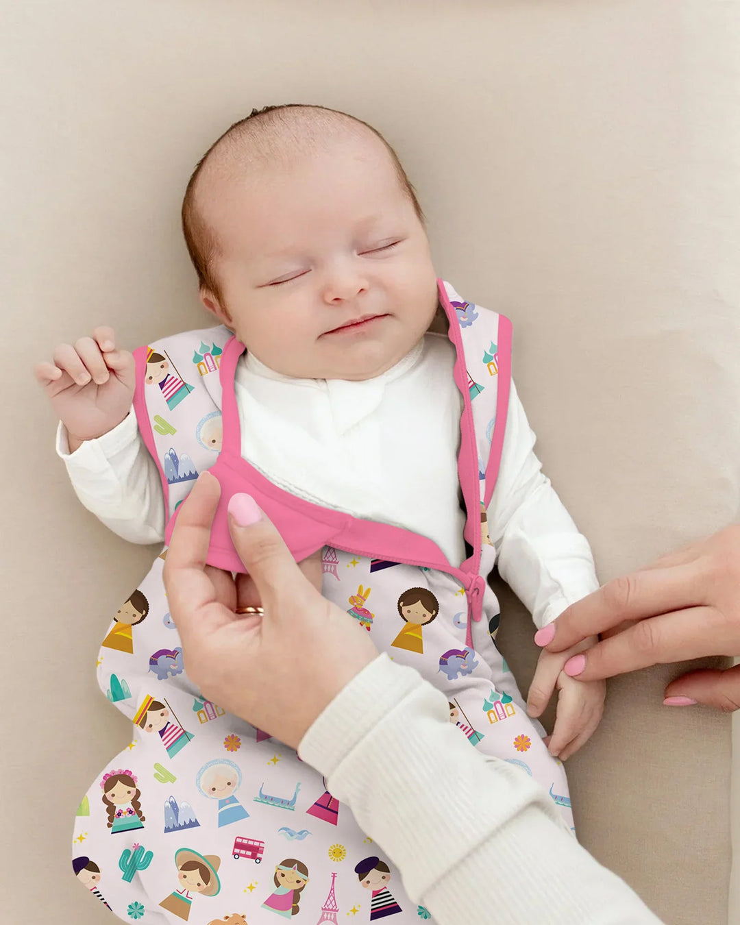 Tiny Friends Around the World Bamboo Sleep Bag