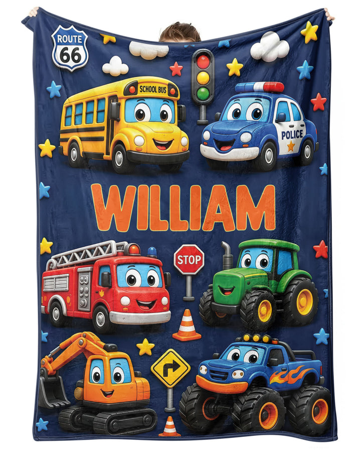Woodland Animals Bamboo Blanket