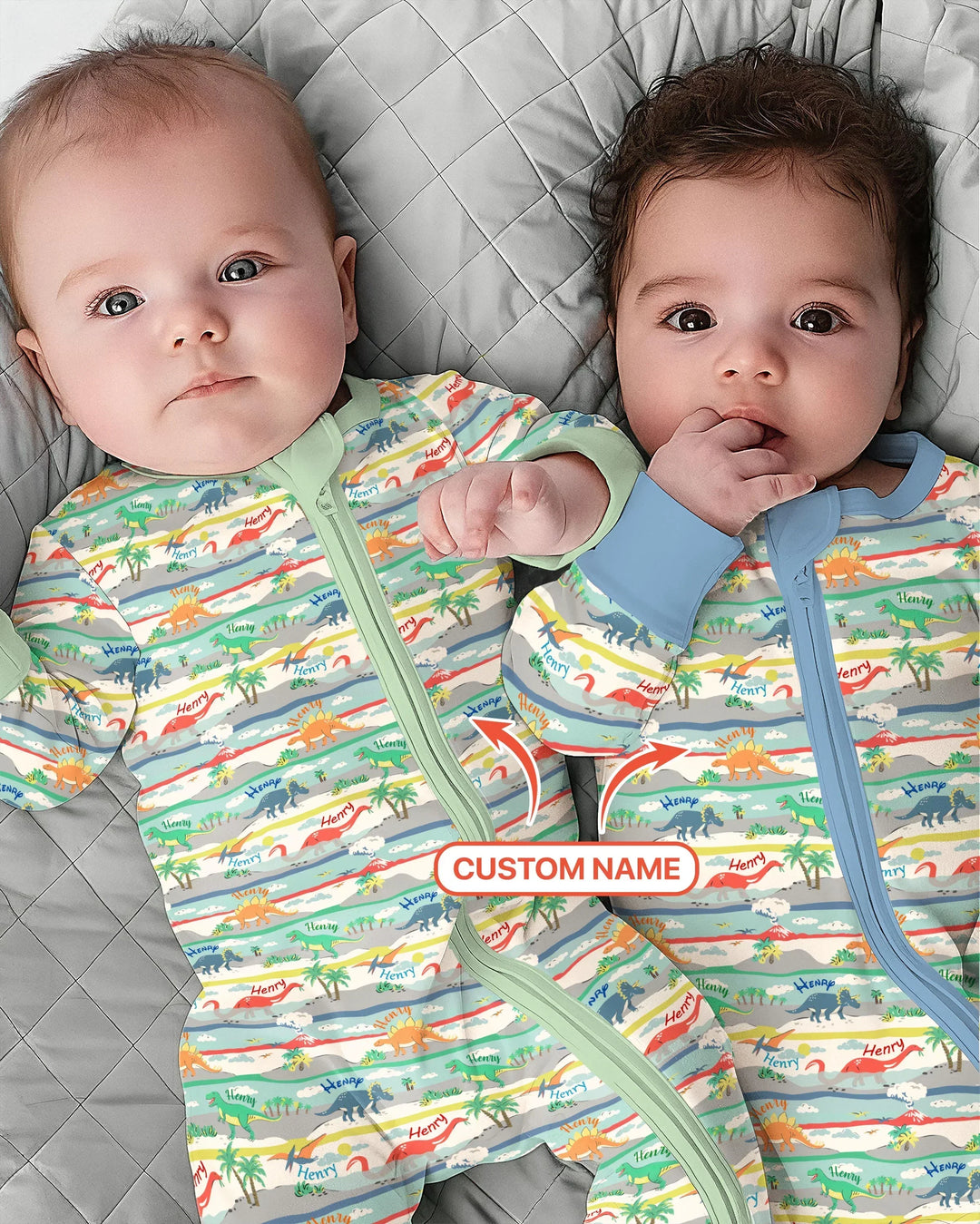 Jurassic Playground Bamboo Convertible Zippy