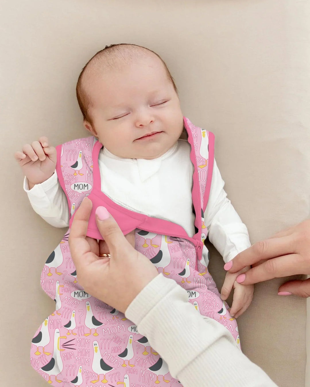 Funny Seagull MOM Bamboo Sleep Bag