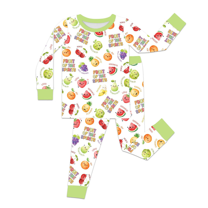 Fruit of the Spirit Bamboo Two Piece Long Sleeve Pajama Set