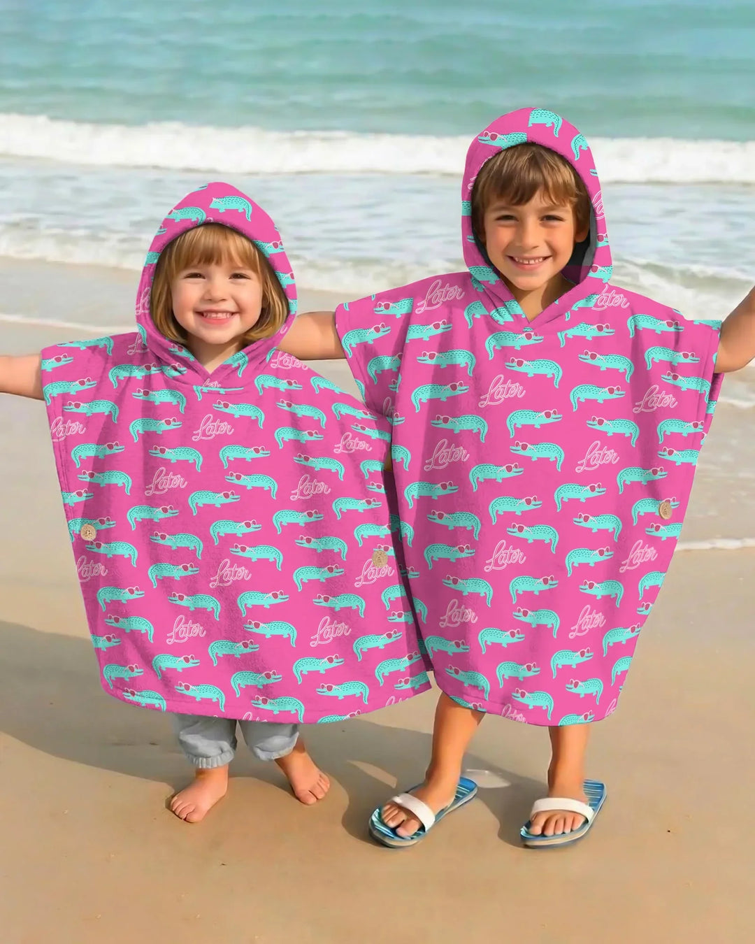 Later Gator Bamboo Swim Poncho