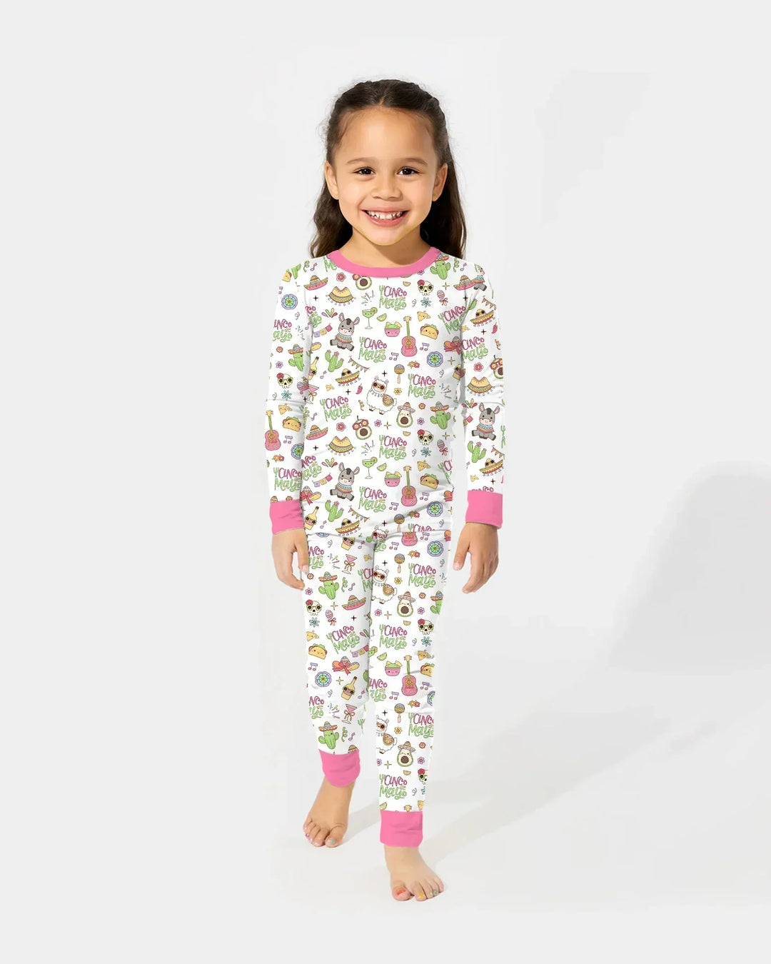 Cinco de Mayo Fiesta Bamboo Two Piece Long Sleeve Pajama Set