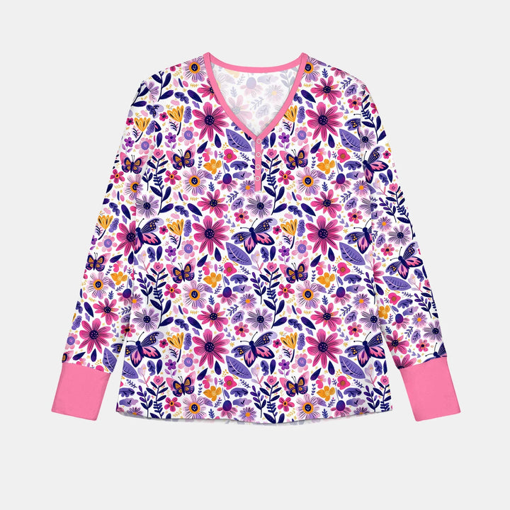 Moody Floral Bamboo Women Pajama Set