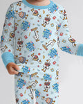 One Hundred Days Later Silly Goose Bamboo Two Piece Long Sleeve Pajama Set