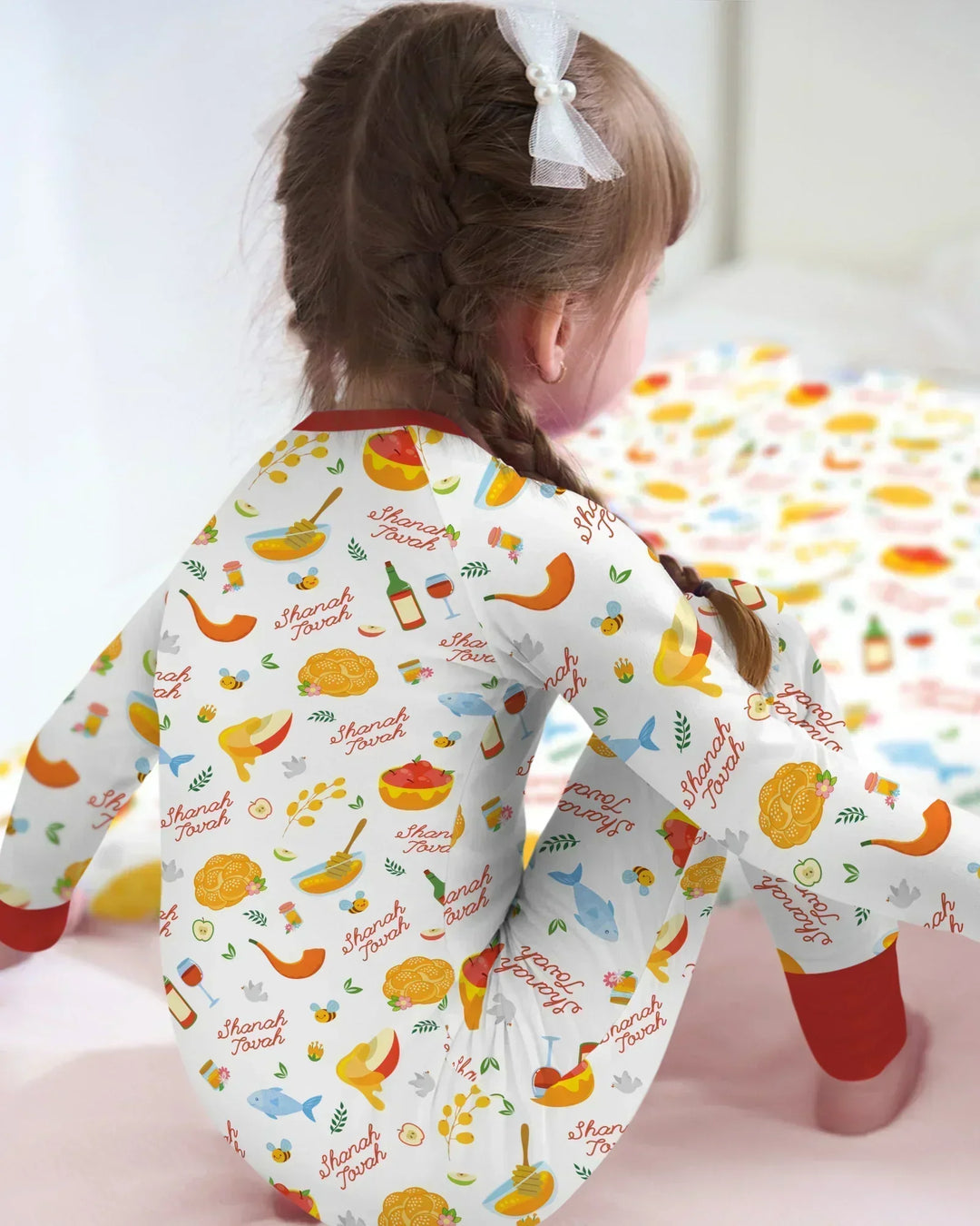 Shanah Tovah Family Matching Bamboo Convertible Zippy