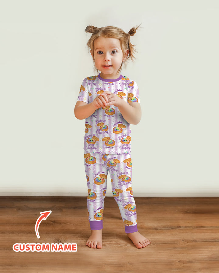 CUSTOM Template Bamboo Two Piece Short Sleeve Pyjamas Set
