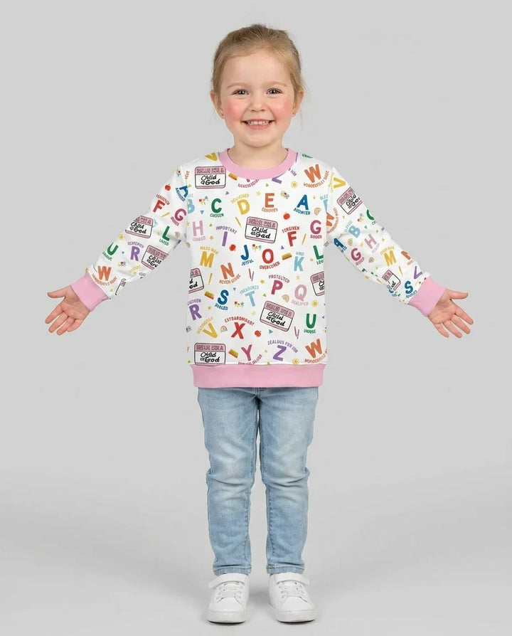 I'm A Child Of God ABCs Bamboo Crewneck Sweatshirt