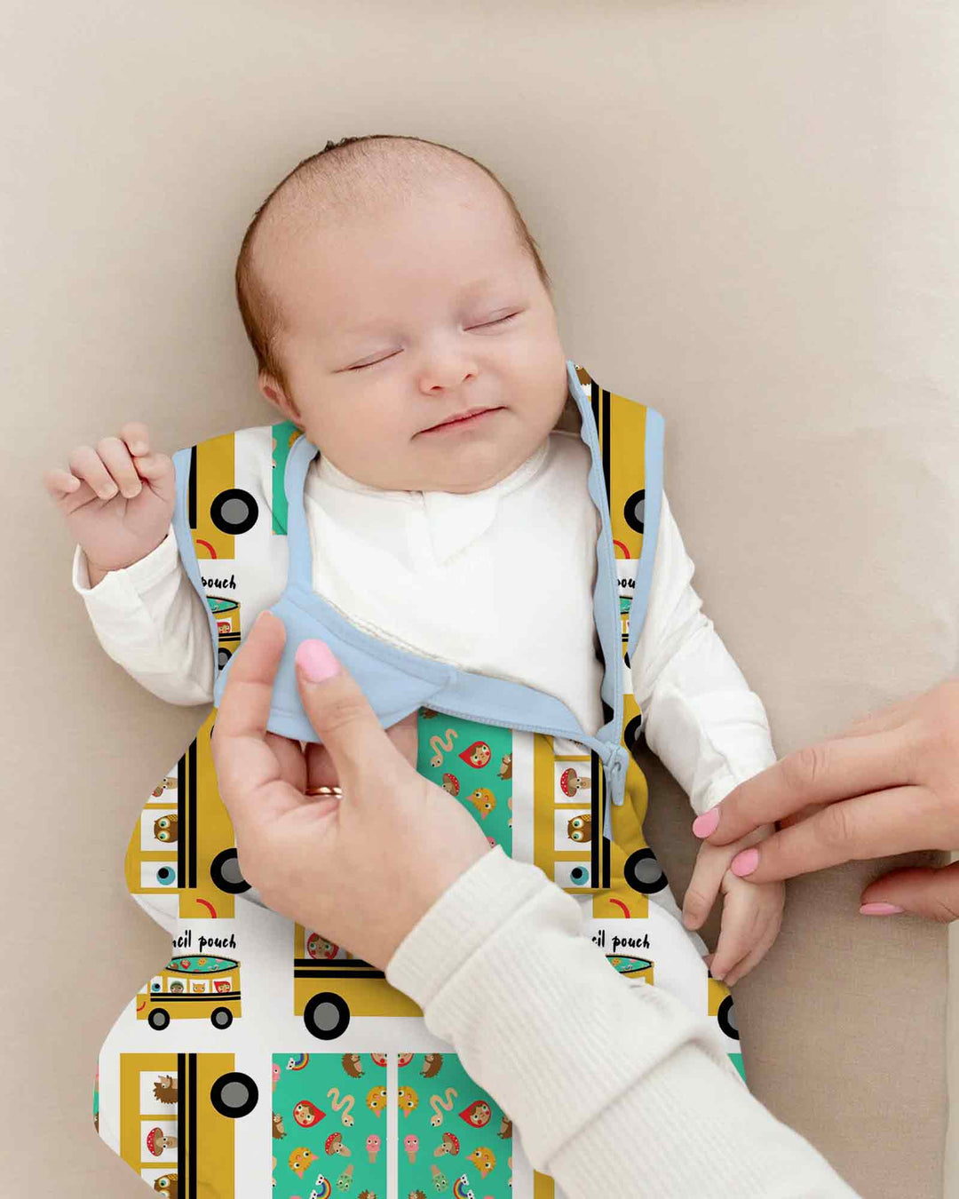 School Bus Adventures Bamboo Sleep Bag