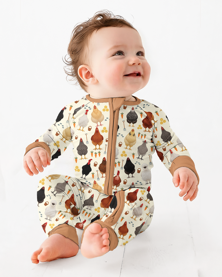 Little Chicken Farmer Bamboo Convertible Zippy
