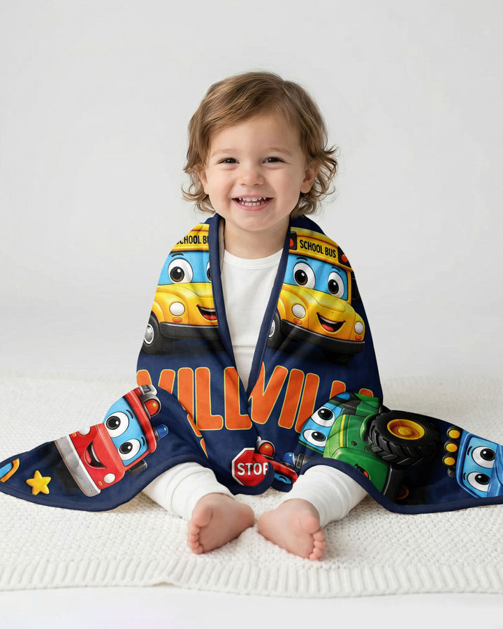Woodland Animals Bamboo Blanket