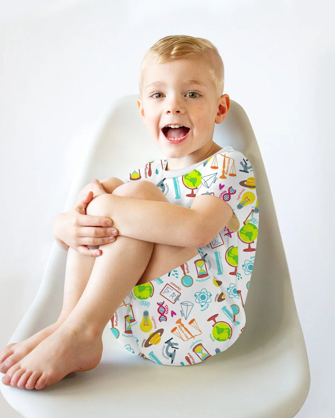 Template Bamboo Two Piece Short Sleeve Shorts Pyjamas Set