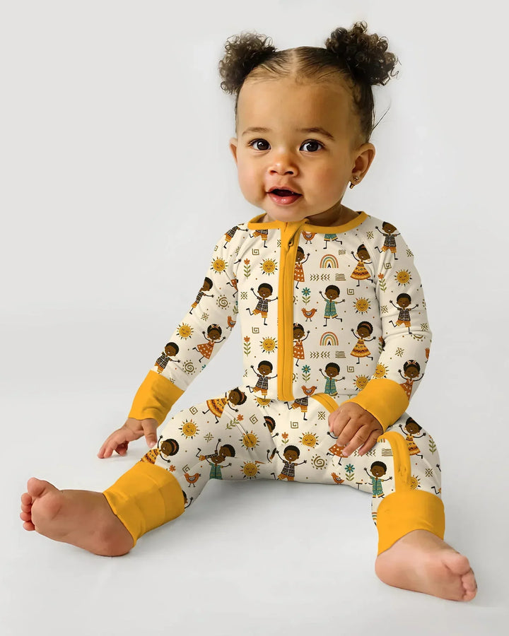 Cute African Heritage Bamboo Convertible Zippy
