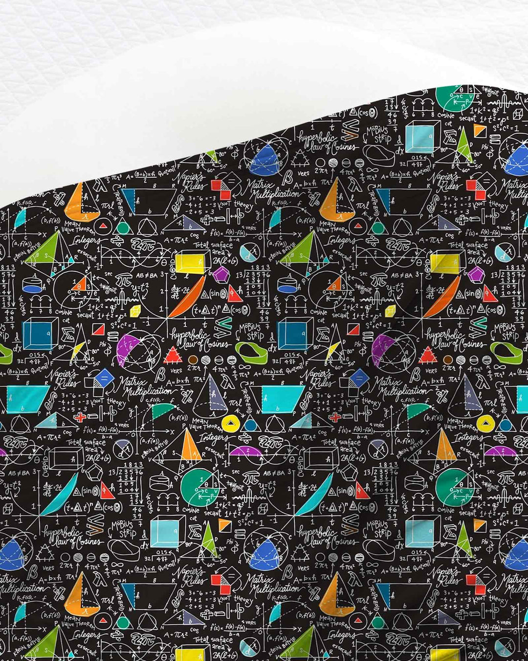 STEM Sketchbook swaddle blanket