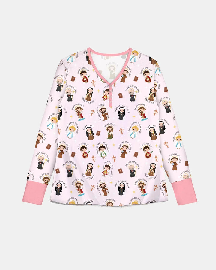 Saints in the Clouds Bamboo Women Pajama Set