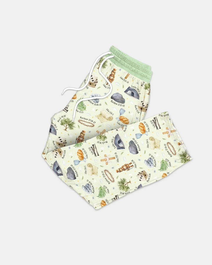 He Is Risen Family Matching Bamboo Men's Pajama Set
