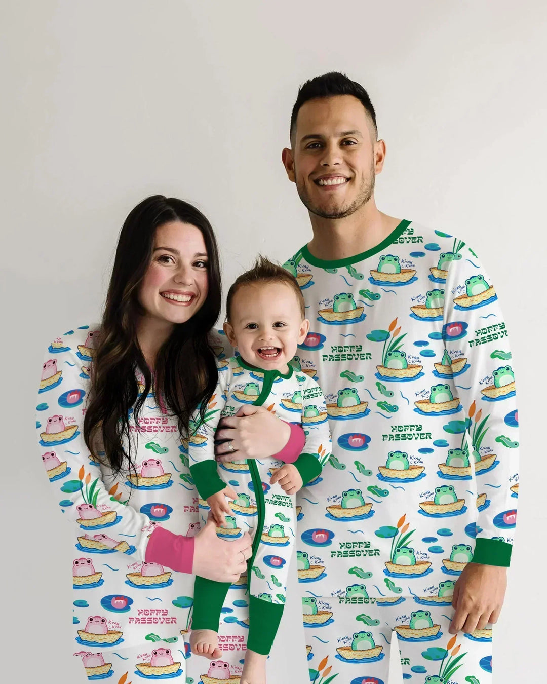 Hoppy Passover Family Matching Bamboo Men's Pajama Set