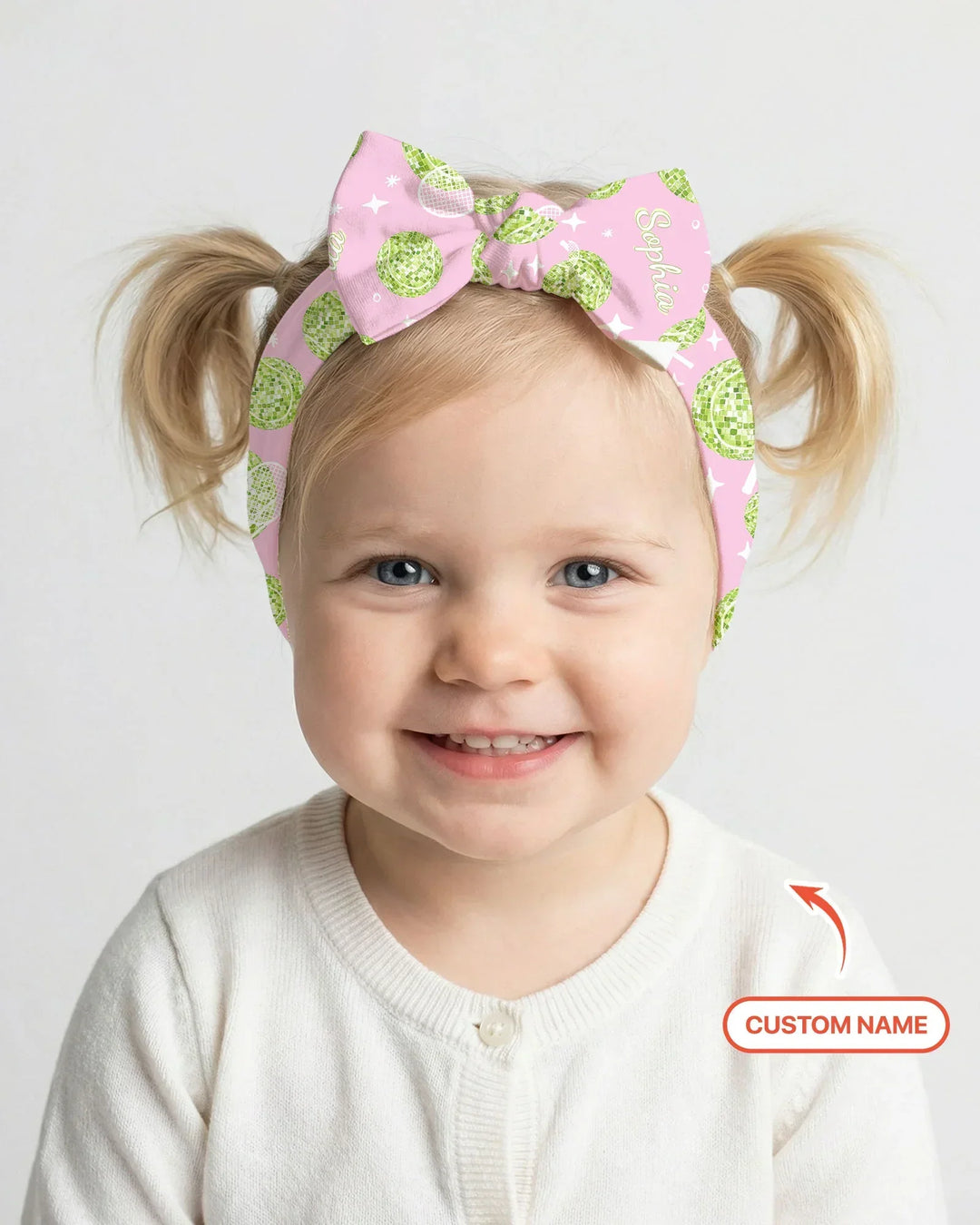 Tennis Disco Girl Party Matching Headband